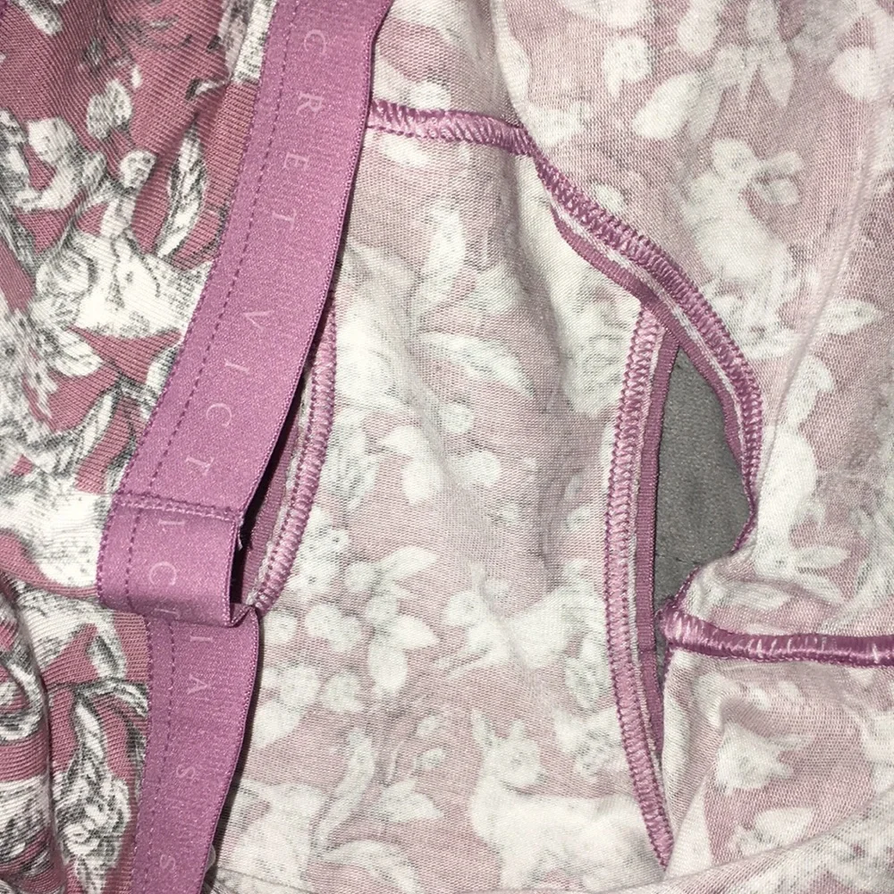 Victoria’s Secret Floral Patterned mauve and White Briefs - Picture 8 of 8
